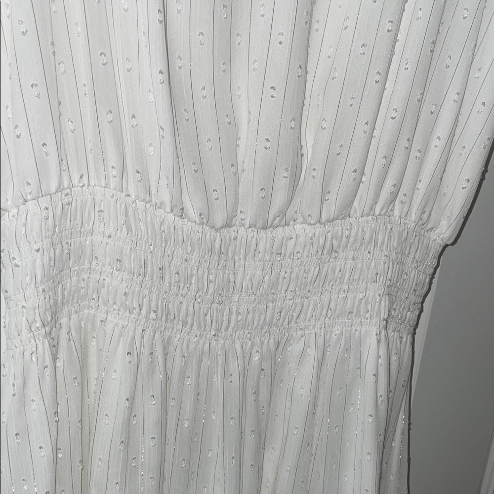 Ramy Brook White Ruffle Dress - Picture 4 of 14